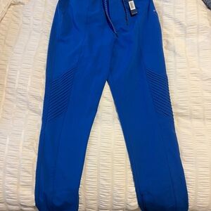 Jaanuu Women straight leg Vibrant Blue scrub pants